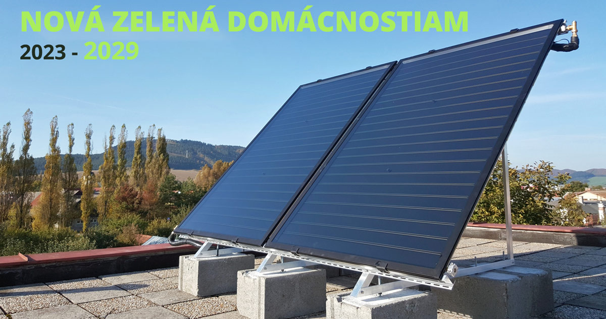 DOTÁCIE 2026 na tepelné čerpadlá, solárne panely, slnečné kolektory, fotovoltické panely
	Zelená domácnostiam II